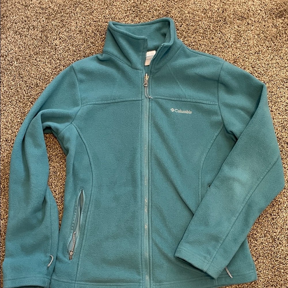 Columbia Fleece Jacket - Aqua Blue